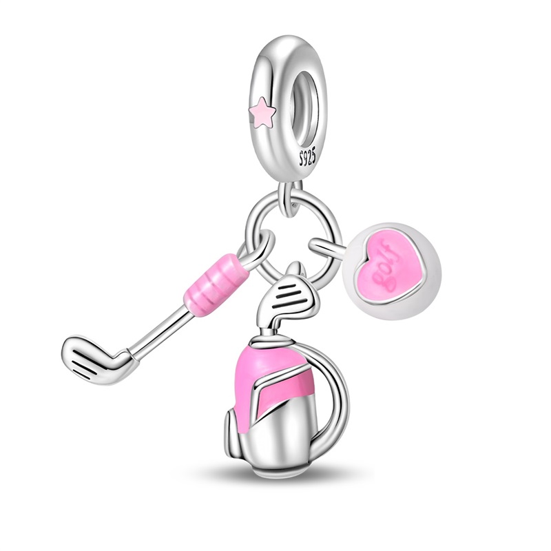 Women'S Golf Accessories - 925 Ayar Gümüş Golf Topu Dangle