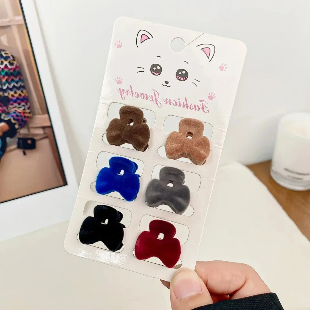 Women Accessories Bag - 6 adet/paket Renkli Kelebek Mini Saç