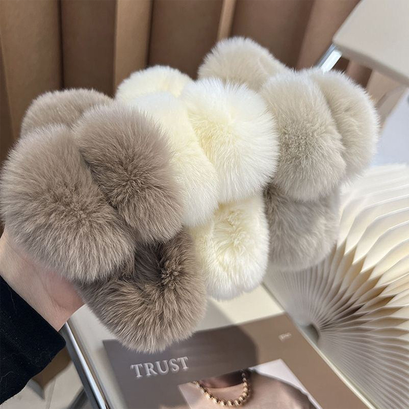Kış Faux kürk saç pençe tavşan - Women'S Winter Accessories Set incelemesi ve fiyatı