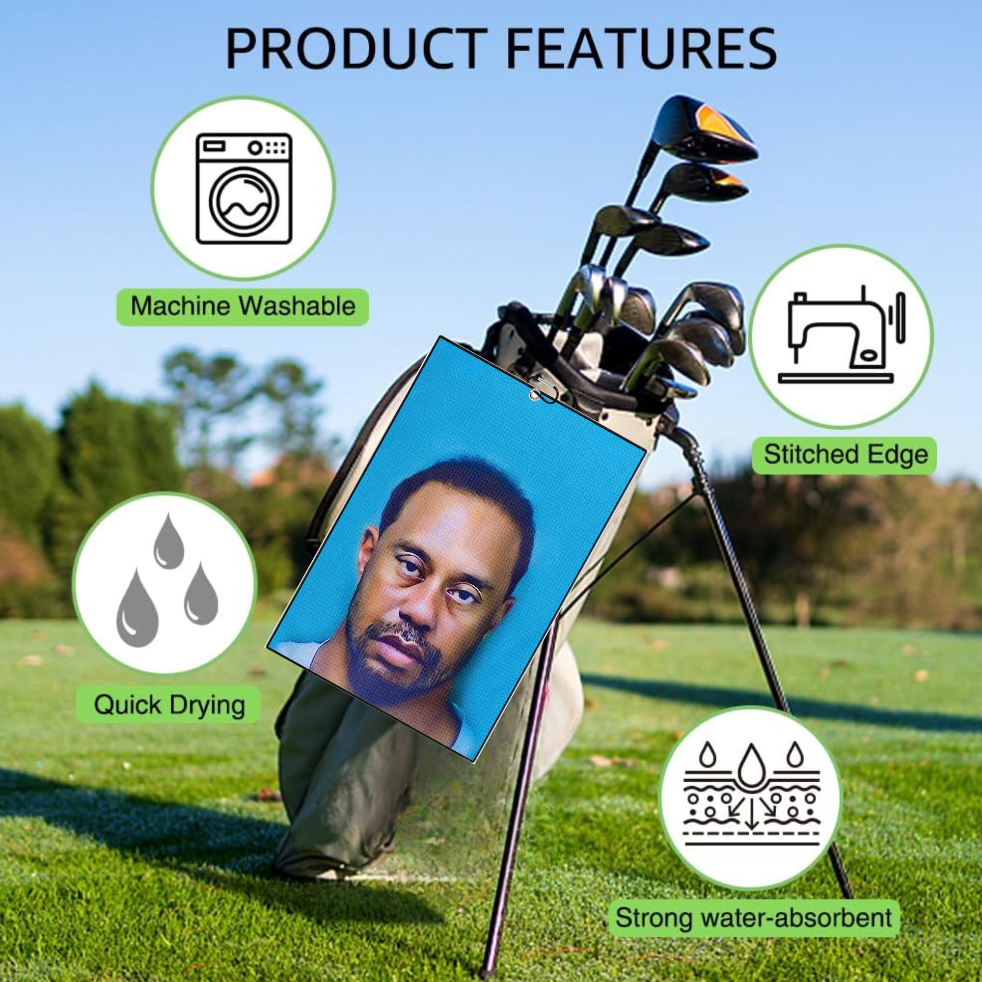 2'li Komik Mikrofiber Premium  - Women'S Golf Accessories incelemesi ve fiyatı