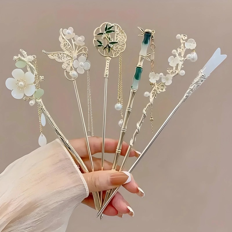 1/6 adet zarif çin tarzı püskü - Women Accessories Shop Design incelemesi ve fiyatı