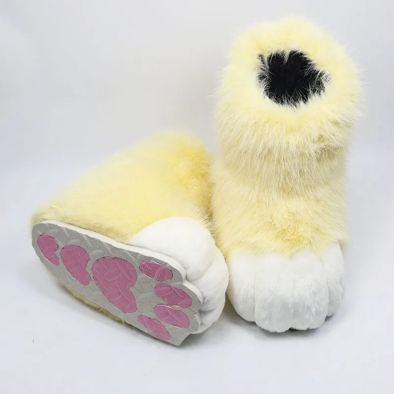 1 çift Fursuit Ayak Pençe Ayak - Women'S Winter Accessories Set incelemesi ve fiyatı