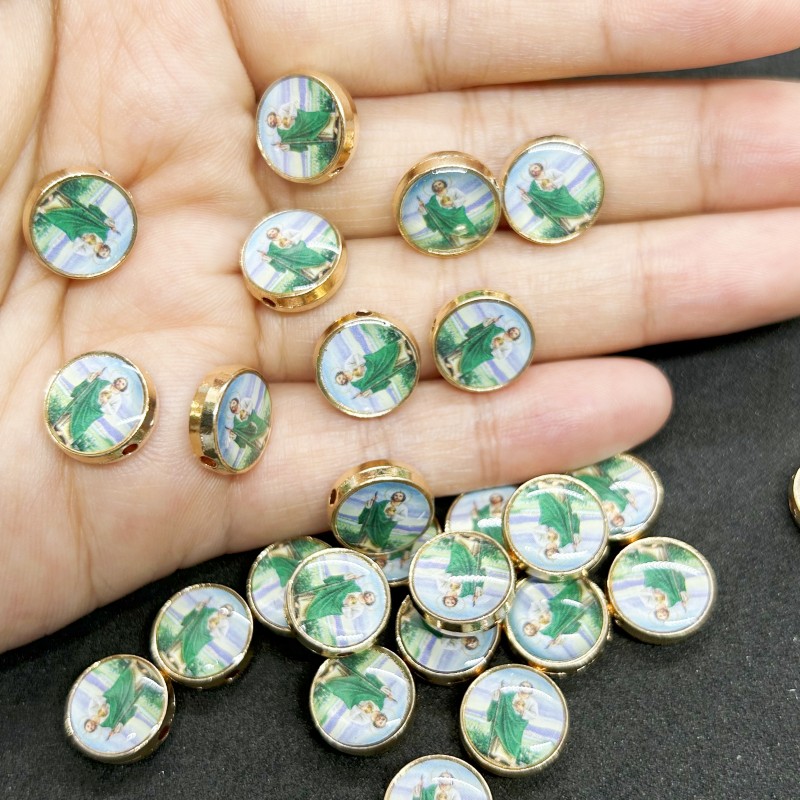 20 adet yeşil dini San Judas T - Women Juda Accessories incelemesi ve fiyatı